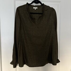 Dark Olive Blouse